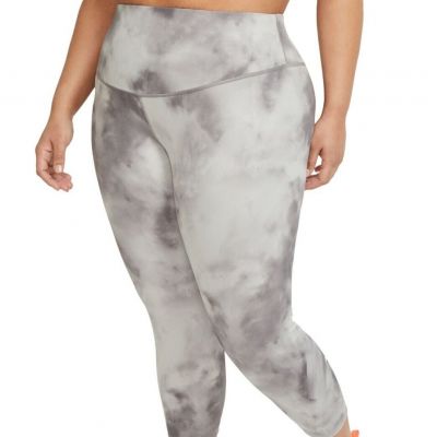 Nike Womens Plus Size One Icon Clash Crop Leggings 1X